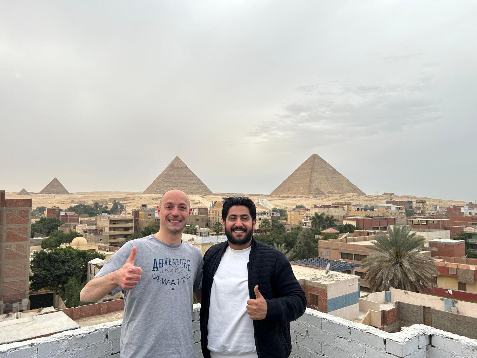 Loay Pyramids View Apartman Kairó Kültér fotó